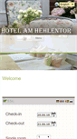 Mobile Screenshot of hotel-am-hehlentor.de